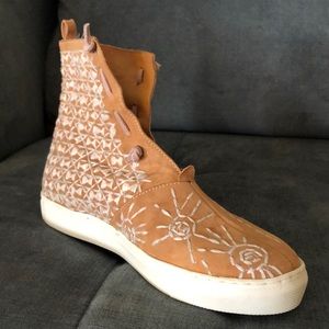 Free People Laceless Hightops